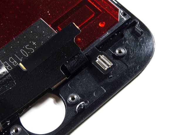 LCD-skärm med pekskärm och ram för iPhone 8, OEM, 3D Touch