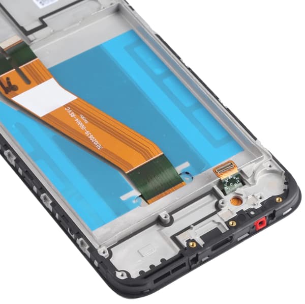 Original LCD-display med pekskärm och ram för Nokia 5.4/3.4, svart, renoverad