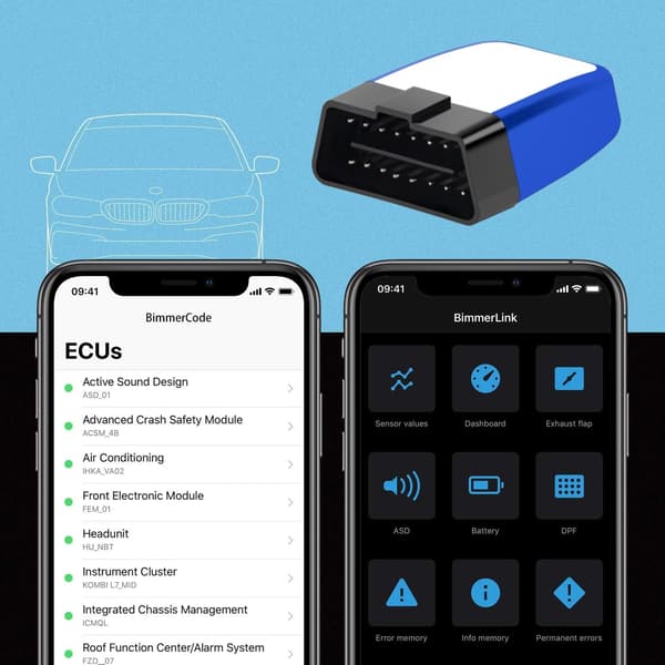 Vgate vLinker BM+ OBD2-diagnosverktyg för BMW, Bluetooth 4.0, Android/iOS