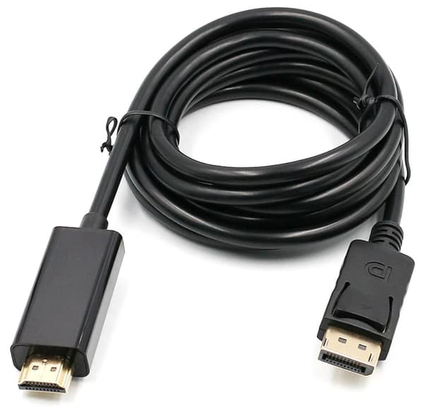DisplayPort till HDMI-kabel 4K 30Hz 1 m