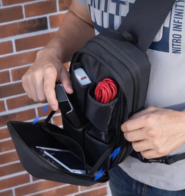 JSAUX ryggsäcksfodral för Asus ROG ALLY Steam Deck Nintendo Switch-konsol