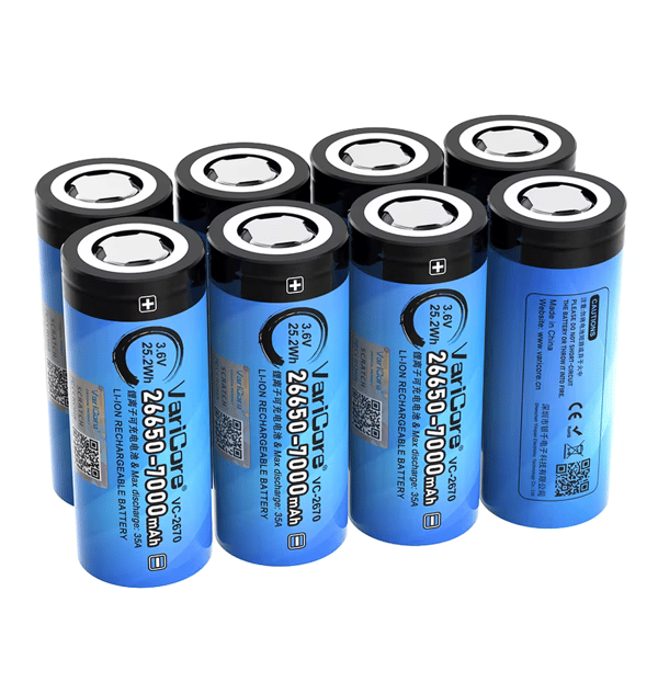 VariCore VC-2670 26650 Li-ion batteri 3,7V 7000mAh