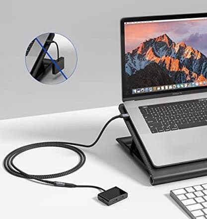 JSAUX USB-C-hane till USB-C-hona adapterkabel 100W/5A 1M