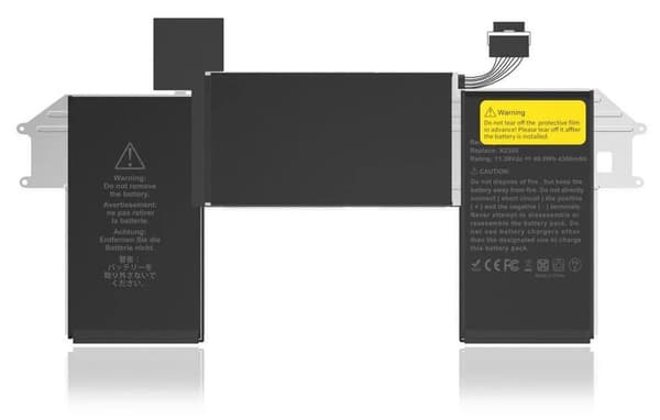Ersättningsbatteri för Apple MacBook Air 13 M1 A2337 2020 A2389, 4380 mAh