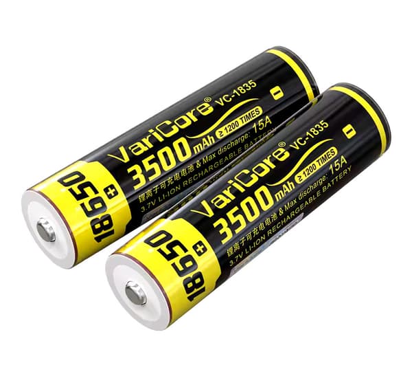 VariCore VC-1835 PCB 18650 Li-ion-batteri 3,7 V 3500 mAh