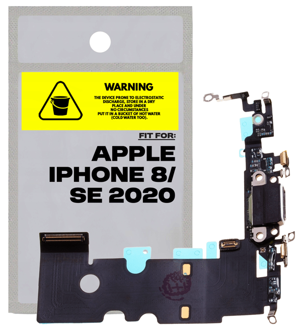 Laddningskontakt med flexkabel för Apple iPhone 8 A1905 – högkvalitativ reservdel