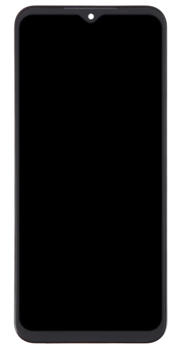 Original LCD-display med pekskärm för Samsung Galaxy A14 A145 4G, renoverad, svart ram