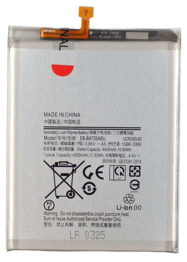 Batteri för Samsung Galaxy A70/A70s EB-BA705ABU 4500 mAh