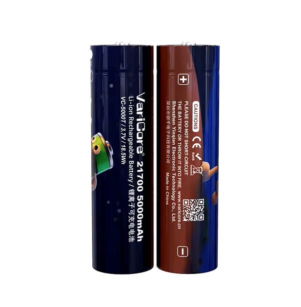 VariCore VC-5000T 21700 Li-ion-batteri 3,7 V 5000 mAh med USB-C
