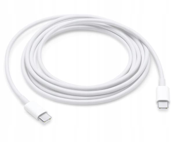 USB-C till USB-C Snabbladdningskabel 100 cm PD 40W QC 3.0 Vit