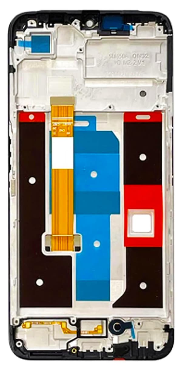 Original LCD-display med pekskärm och ram för Realme C35 RMX3511