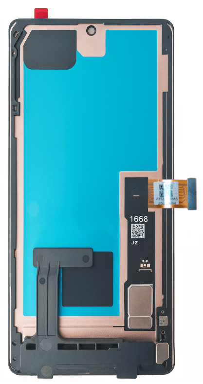 OLED-display med pekskärm och ram för Google Pixel 7 Pro GP4BC/GE2AE/GFE4J