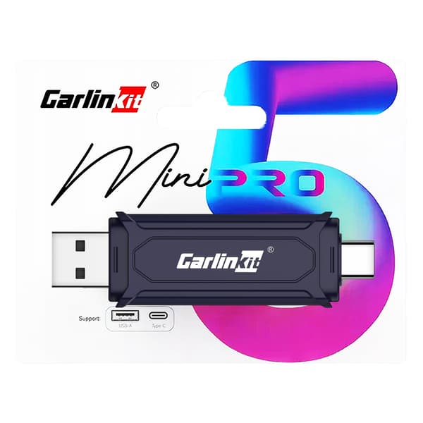 CarlinKit Mini SE Pro adapter för Apple CarPlay Android Auto Trådlös