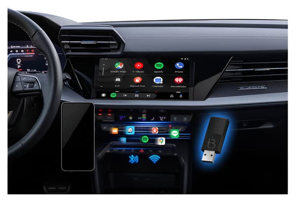 Trådlös Mini USB Adapter TB-NANO Carplay / Android Auto för din bil