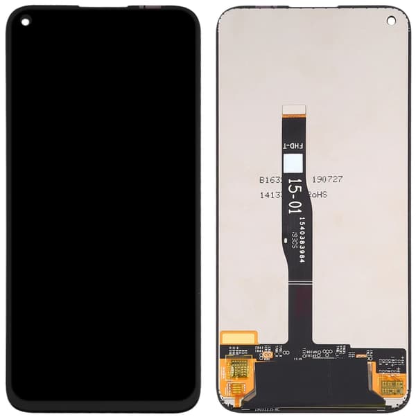 Original LCD-display med pekskärm för Huawei P40 Lite JNY-LX1, svart
