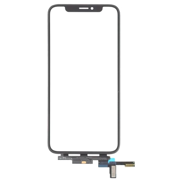 Displayglas med touch, OCA-lim, kort flex och IC-kontroller för iPhone XS