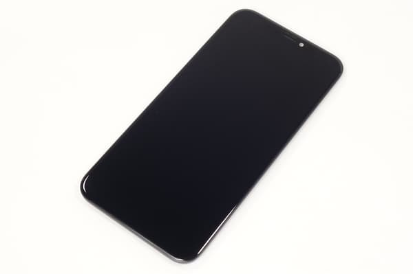 LCD-display med pekskärm och ram för iPhone XR, svart