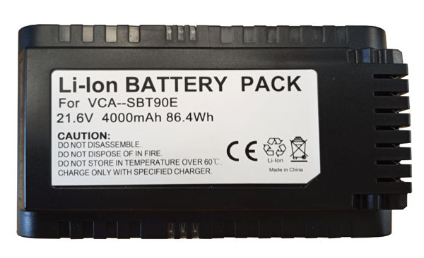 Batteri för Samsung Jet 70, 21,6 V, 4000 mAh, VCA-SBT90E