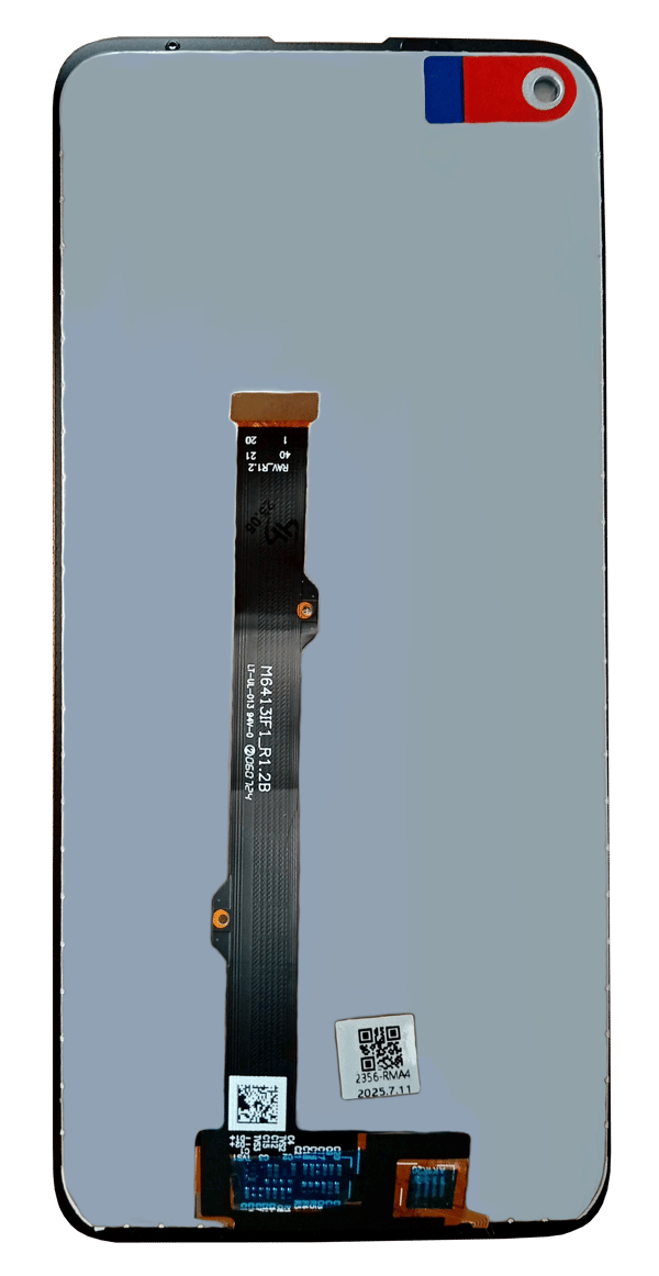 Original LCD-display med pekskärm för Motorola G8 XT2045-1/XT2045-2, svart