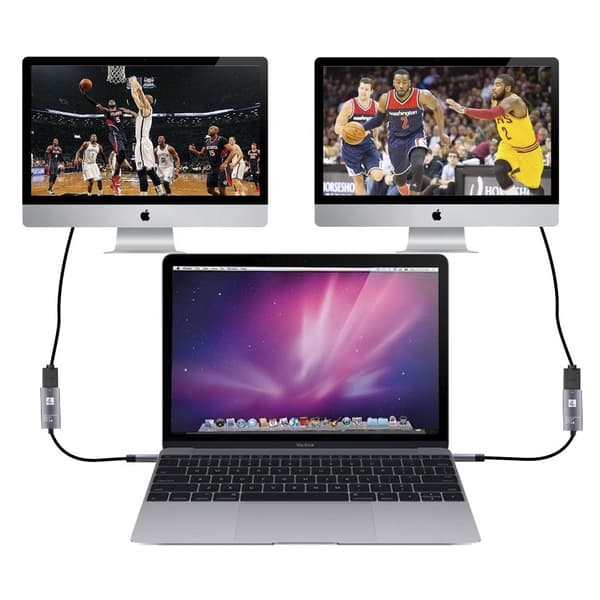 USB-C till HDMI-adapterkabel 4K 30 Hz, MHL, 15 cm