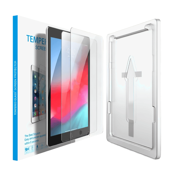 2-pack härdat skärmskydd med applicator för iPad 10,9" 2022/2025