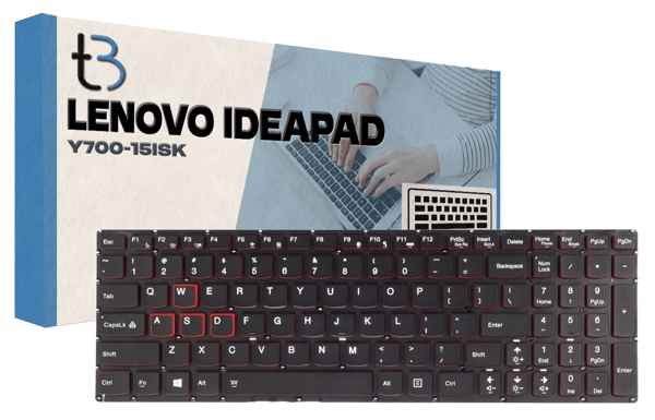 LED-bakbelyst tangentbord för Lenovo Y700-15ISK