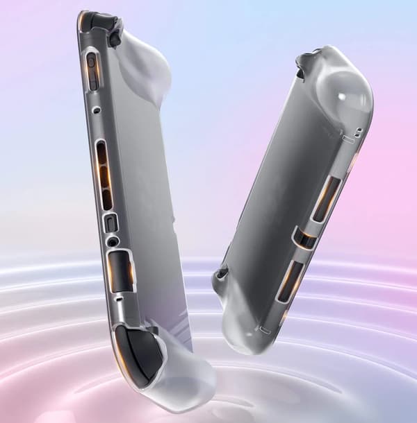 TPU-skyddsfodral Transparent överlägg JSAUX för Nintendo Switch 2-konsol