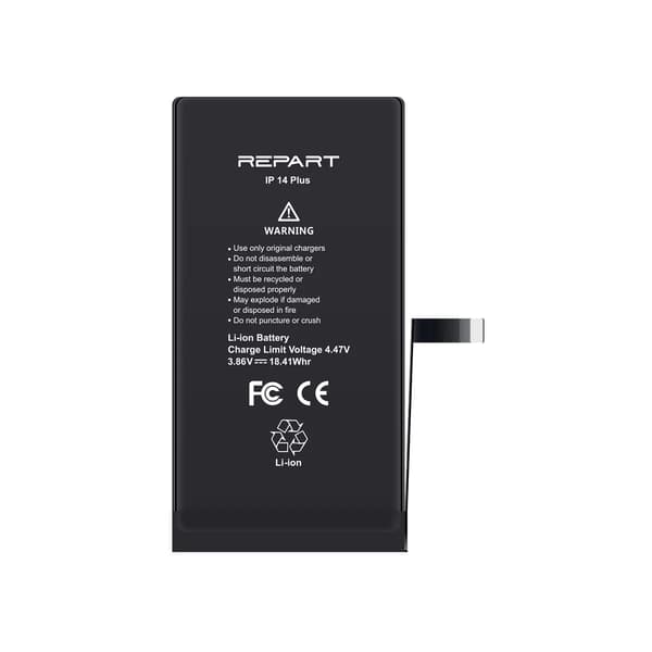 REPART-batteri till Apple iPhone 14 Plus, 4770 mAh, hög kapacitet