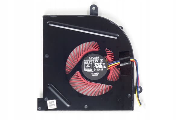 CPU-fläkt för MSI GS63VR/GS73VR Stealth Pro, 5V 0,5A, 4-pin