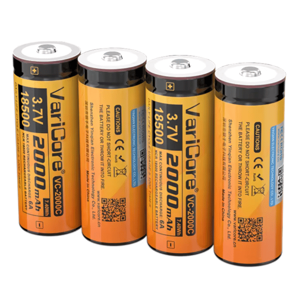 VariCore VC-2000C Plus 18500 Li-ion batteri 3,7V 2000mAh