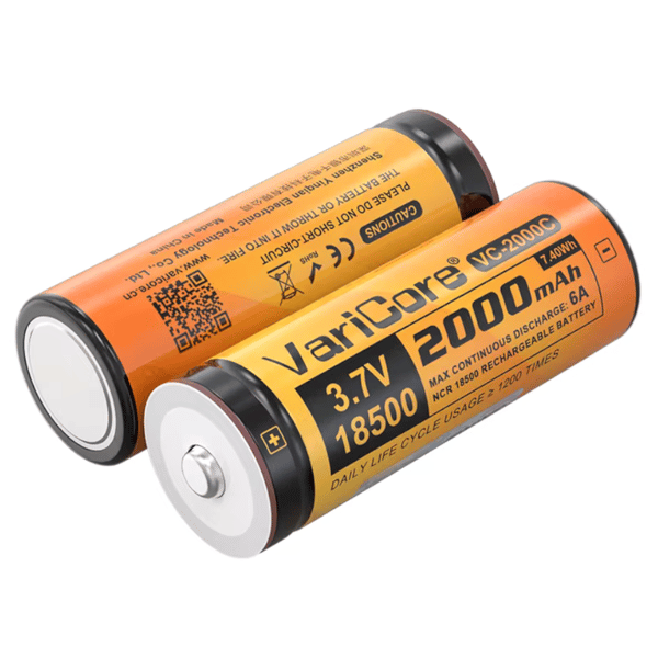VariCore VC-2000C Plus 18500 Li-ion batteri 3,7V 2000mAh