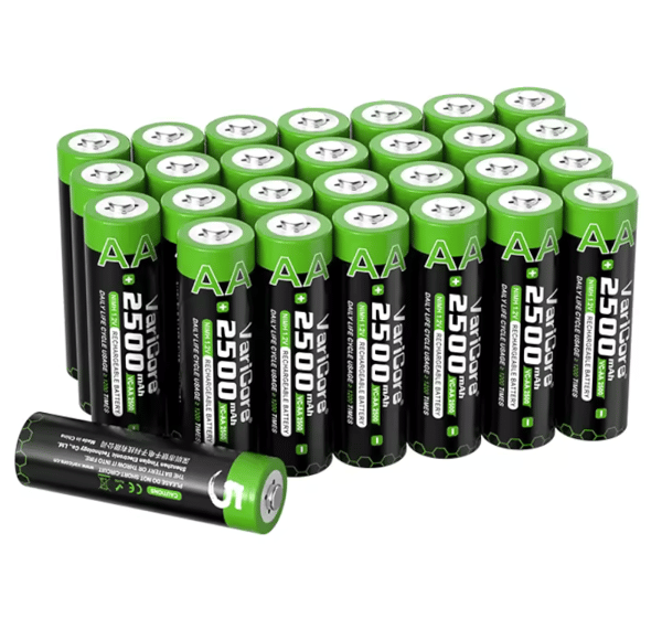 VariCore VC-AA 2500 uppladdningsbara AA-batterier NiMH 1,2 V 2500 mAh, 4-pack