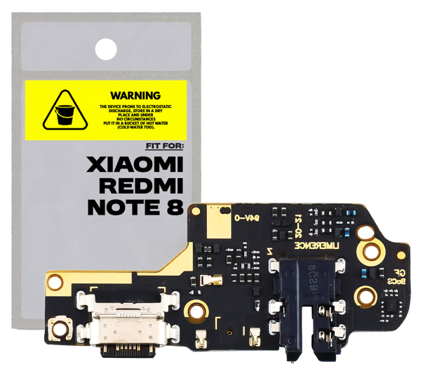 Original laddningsport USB-C med kretskort för Xiaomi Redmi Note 8 – Tradebit