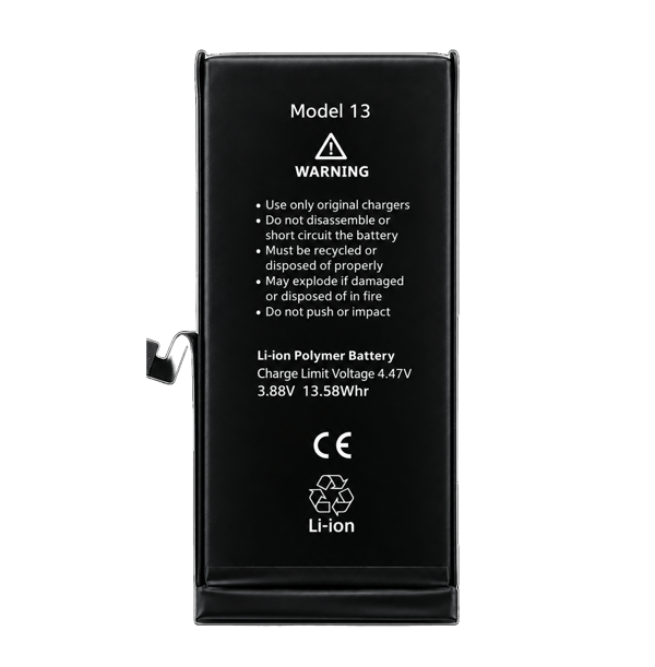 Batteri till iPhone 13, 3500 mAh, High Capacity, Diagnostic