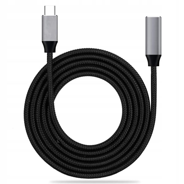 USB-C Thunderbolt 3-förlängningskabel 3 m, 10 Gbps, 100W, 4K 60Hz