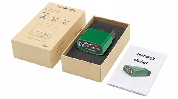 Vgate vLinker FD+ BT 4.0 OBD2-diagnosadapter för Ford/Mazda – FORScan, iOS/Android