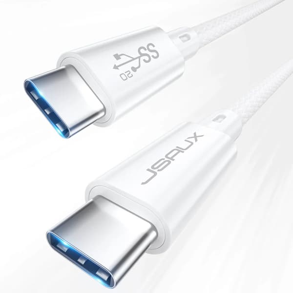 JSAUX USB-C till USB-C-kabel USB 3.2 Gen 2, 100 W, 4K, 1 m