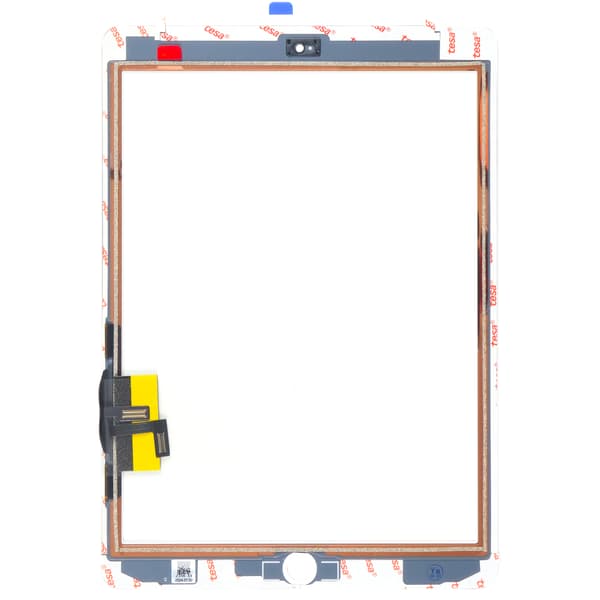 Pekskärmsglas med lim, OEM-flex med koppar till iPad 5 (2017) A1822/A1823