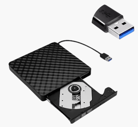 Extern CD/DVD-brännare USB-C, USB 3.0, för PC och laptop, portabel