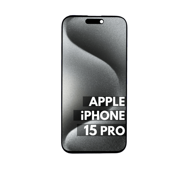 Original OLED-skärm till Apple iPhone 15 Pro, 120 Hz, nytt glas, Diagnostic-flex