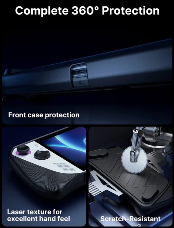 JSAUX-fodral ModCase för ROG Ally PC0109 Svart