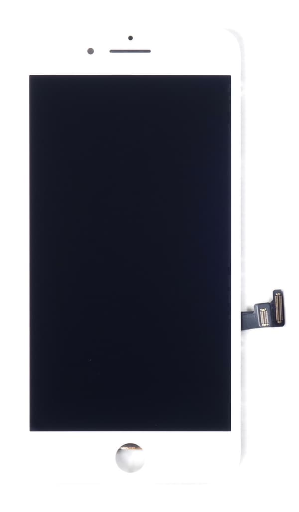 LCD-skärm med pekskärm och digitizer för iPhone 8 Plus, vit