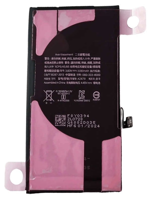 Batteri för Apple iPhone 12/12 Pro, 3230 mAh, omskrivningsbart utan varning