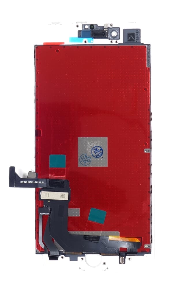 LCD-skärm med pekskärm och digitizer för iPhone 8 Plus, vit
