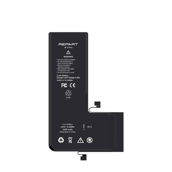 Batteri för Apple iPhone 11 Pro Max, REPART, 4500 mAh, högre kapacitet