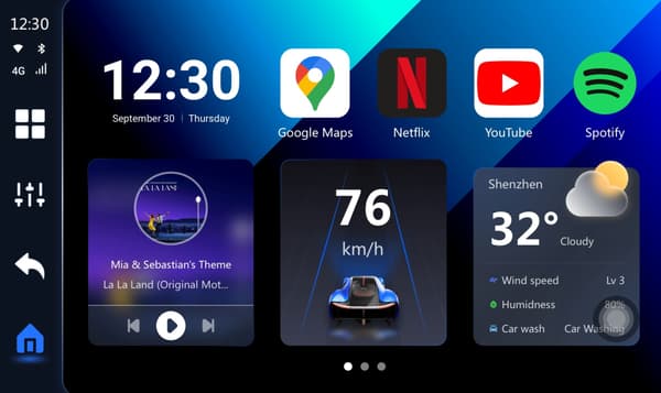 Ottocast P3 Trådlös adapter 8G/128G Carplay/Android Auto SIM-kort