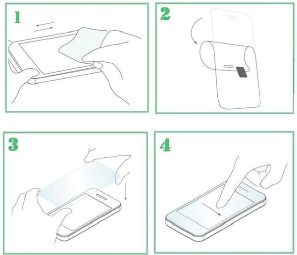 Härdat glas 9H för iPhone 6/6s/7/8/SE 2020