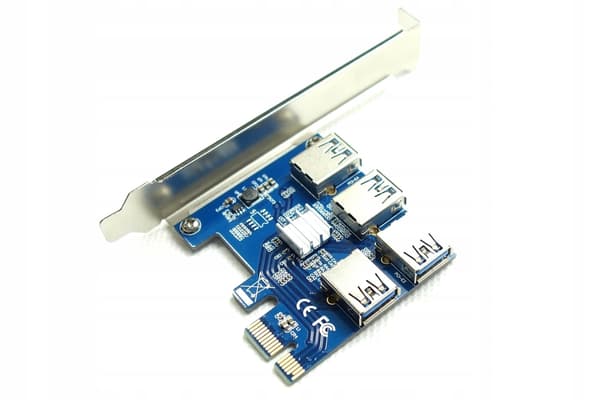 M.2 till PCIe x4 Riser-adapter LM-141X-V1.0 för mining