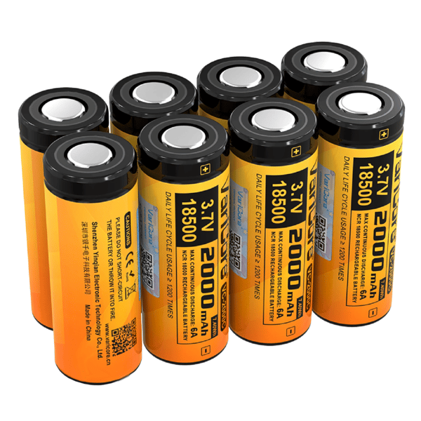 VariCore VC-2000C 18500 Li-ion-batteri 3,7 V 2000 mAh