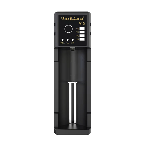VariCore V10 universell batteriladdare för AA, AAA, 18650, 21700 och 26700, USB